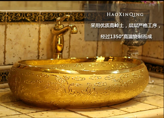 

Ceramic lavabo. Lavatory. Art basin. - luxury xiangyun