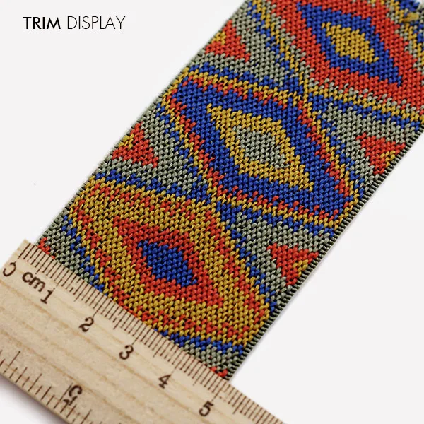 belt tape jacquard Webbing Tape Stretch Elastic Band Fabric Ribbon Jacquard