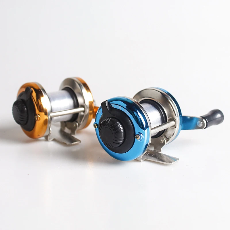 Only 90g Metal Mini Round Reels Ice Fishing Reel Baitcasting Reels For