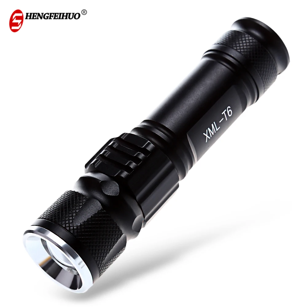 

Shengfeihuo XML - T6 Waterproof USB Rechargeable Flashlight Built In Battery Waterproof Flash Light USB Torch Lamp Linternas