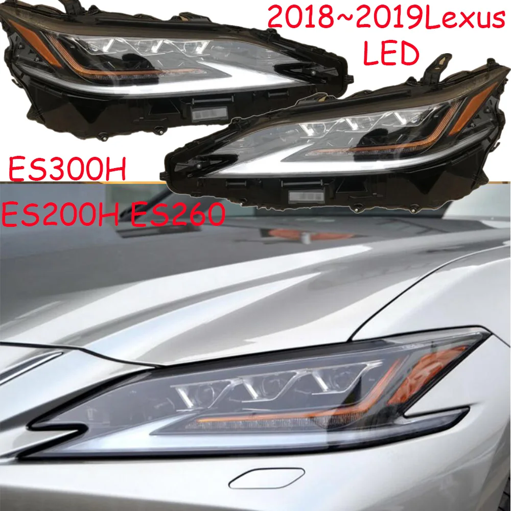 

1pcs car bumper Headlamp for Lexus headlight ES200H ES260 2018~2019y car accessories front light for Lexus fog light headlamp