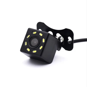 

Adjustable 170 Degree 8 Led Light HD Night Vision Waterproof Fields Angle Car Rear View Camera Car Backup Parking Camera