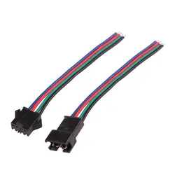 4PIN мужской/женский подключения Провода кабель Интимные аксессуары для RGB Светодиодные ленты свет