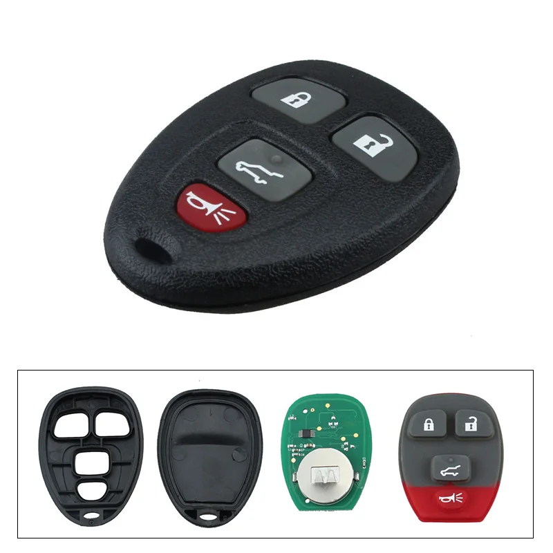 2 pcs Car Remote Start Keyless Entry Key Fob Transmitter Clicker Control Alarm