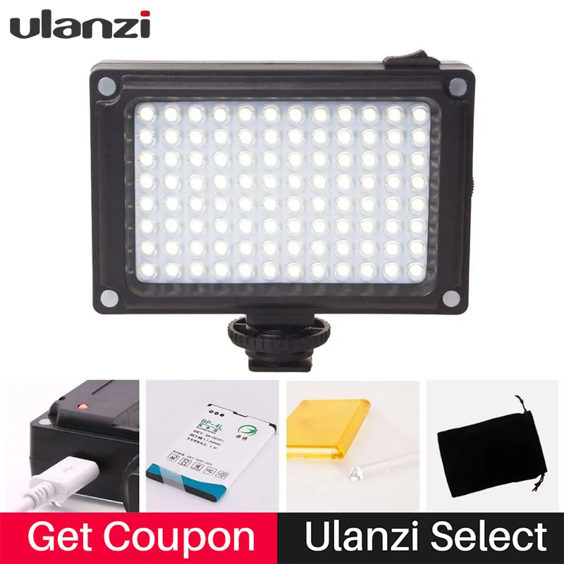 Ulanzi фонарь Arilight Светодиодный накамерный Свет на DSLR Камеры Лампы для Видео