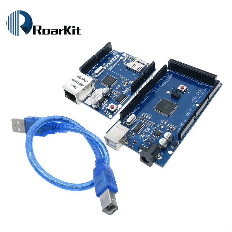 Сетевая плата расширения UNO Ethernet W5100 sd карта для arduino с Mega 2560 R3 Mega2560 REV3|shield for arduino|uno