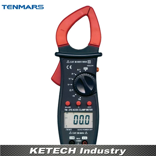 

Portable True RMS Values Digital Hook Table Clamp Meter TM-27E
