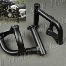 Матовый черный мотоцикл металлический защита двигателя Крушение Бар для YAMAHA VMAX 1200