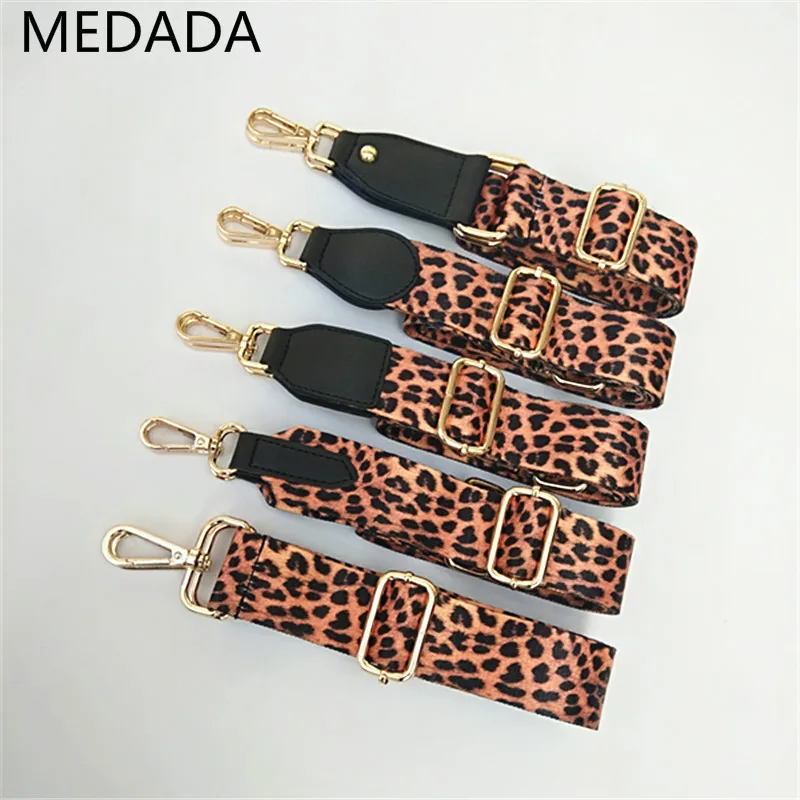 

MEDAA Women's Bag Strap Inclined Strap Accessory Bag Part Adjustable Lengthening Leopard Print