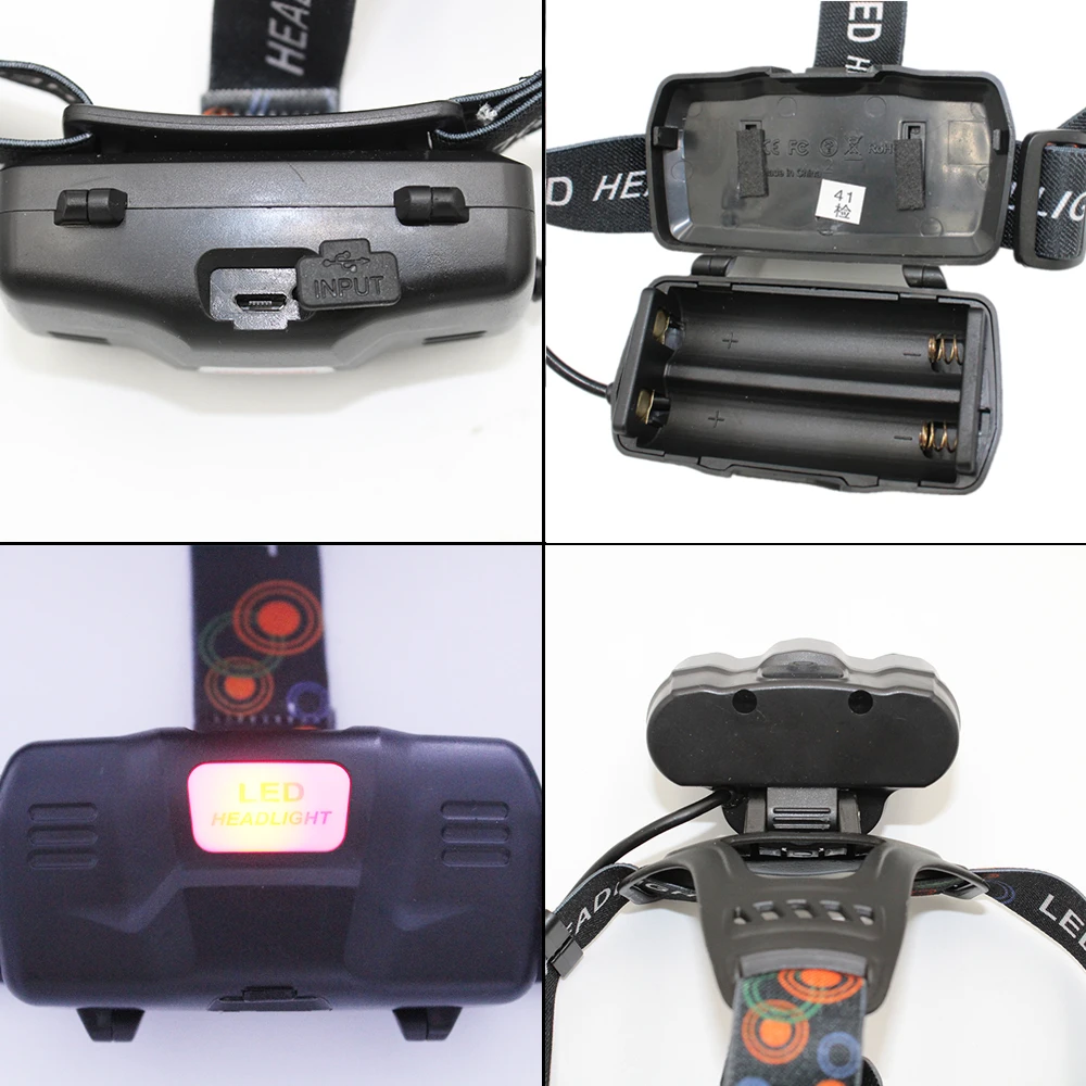 15000Lm 3 XML T6 + 2 Q5 LED 6 режимов светодиодные фары налобный фонарь 18650 Головной для охоты