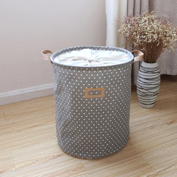 

Home Clothes Barrel Waterproof Laundry Hamper Bag Colorful Clothes Storage Baskets Kids Toy Storage Laundry Basket Organizer