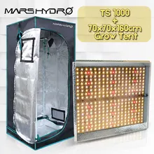 Mars Hydro TS 1000 Вт Светодиодный светильник для выращивания+ 70x70x160 см тент для выращивания полный спектр комнатных растений садовый Гидропоника растительный светильник