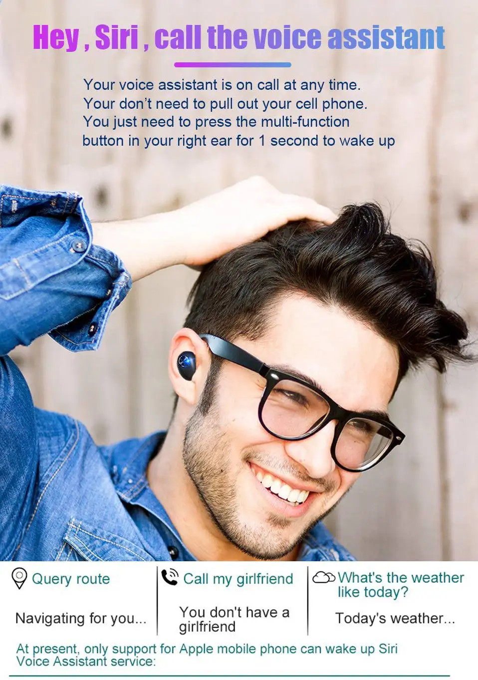 TWS Bluetooth 5.0 Earphone Wireless Headphones with Microphone For Phone Charging Case Gaming Headset Stereo Earbuds Earphones   (17)