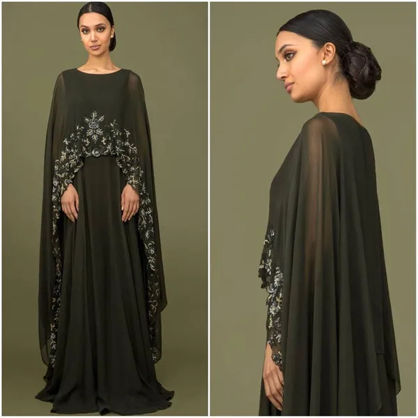 Elegant Black Muslim Mother of the Bride Dresses Jewel Neck Lace Appliqued Chiffon Mothers Dress Floor Length Wedding Guest Gowns