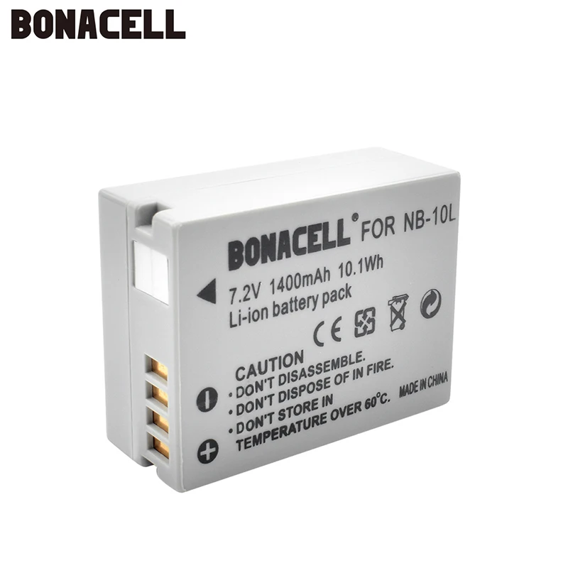Аккумулятор bonacell-10l для Canon PowerShot SX50 SX60 HS G1 X G15 G16 SX-Series SX40 | Электроника