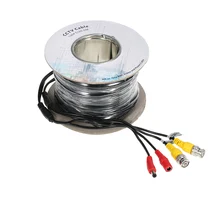 Видео Мощность Кабель BNC 100ft 30.5 м для аналоговых AHD видеонаблюдения Камера dvr комплект