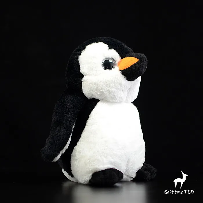 Реальной жизни плюшевые игрушки куклы Пингвины милые большие глаза мягкие игрушки животных Детская подарок