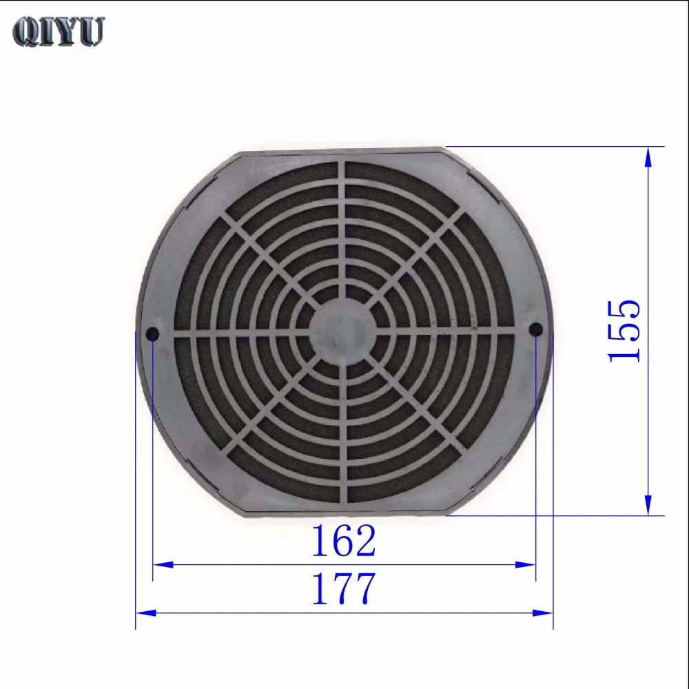 17250 защита вентилятора Вентилятор пылевой фильтр Защитная крышка решетки пластиковый компьютер радиатор вентилятор охлаждения охладитель крышка сетка