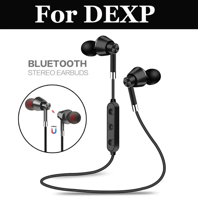 Беспроводные спортивные стереонаушники Bluetooth наушники с микрофоном для DEXP AS160 B145