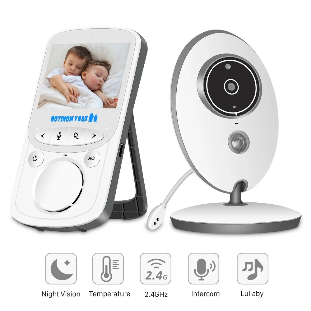 

2.4 Inch LCD Video Baby Monitor 2.4G Wireless 2 Way Audio Bebe Cam Night Vision Surveillance Security Camera Babysitter VB605