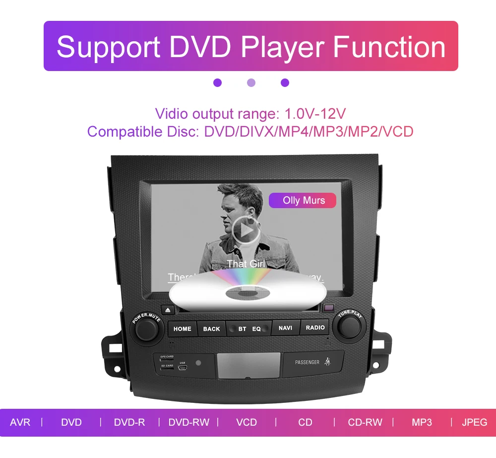 Best Xonrich 2 Din Android 9.0 Car Multimedia Player For Mitsubishi Outlander 2007-2011 AutoRadio GPS Navi DVD Head Unit AudioWifi 4G 14