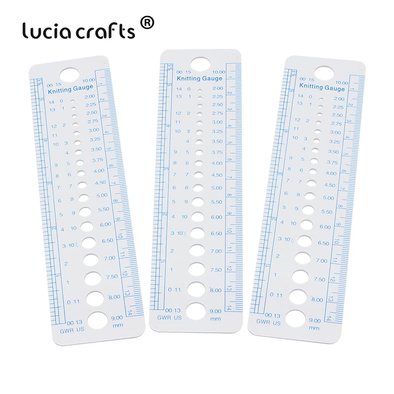 Распродажа! Lucia crafts 1 шт./лот 16*4 см измеритель вязания свитера пластиковая линейка