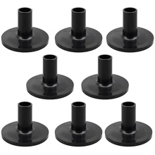 8pcs Long Cymbal Sleeves with Flange Base for Drum Set Percussion Instrument Parts Accessories knight 16 china cymbal for drum set