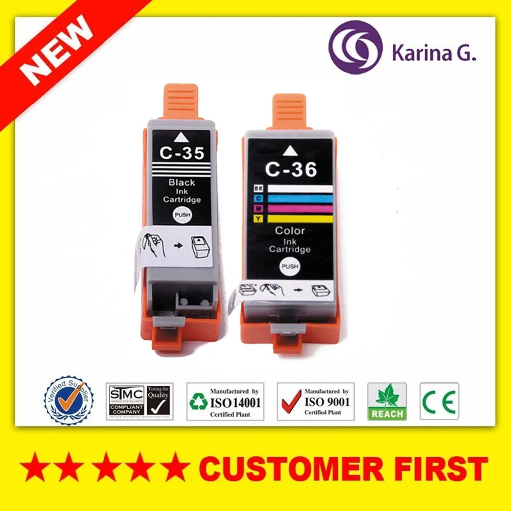 

Compatible Ink Cartridge for PGI 35 CLI 36 pgi35 cli36 For PIXMA iP100 inkjet cartridge Free Shipping for PGI35