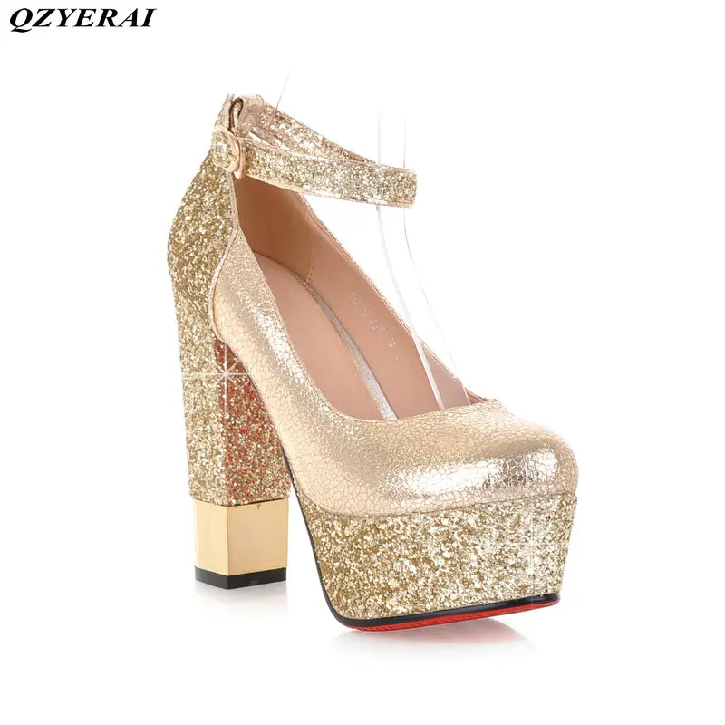 QZYERAI New metal super high heel font b women s b font single font b shoes