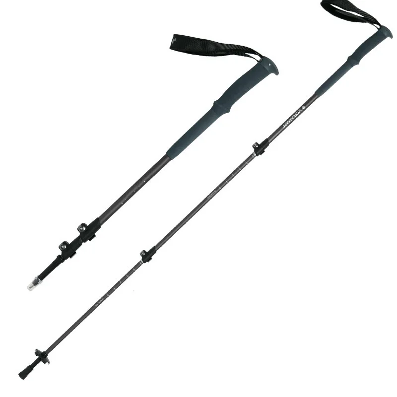 2 упаковки, открытый Треккинговые палки, Алюминиевый телескопический для кемпинга, тропа, походные палки для скандинавских прогулок, трость с ручкой eva