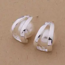 AE298 Горячие 925 стерлингового серебра серьги, 925 серебряные ювелирные изделия, милый жемчуг/cftakxaa apvajhca