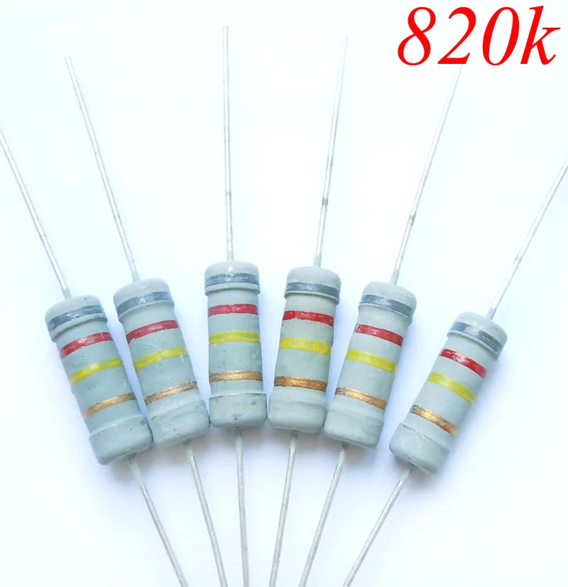 2w 820k ohm 820000 ohm 100 Original New Fixed Resistor Metal Oxide