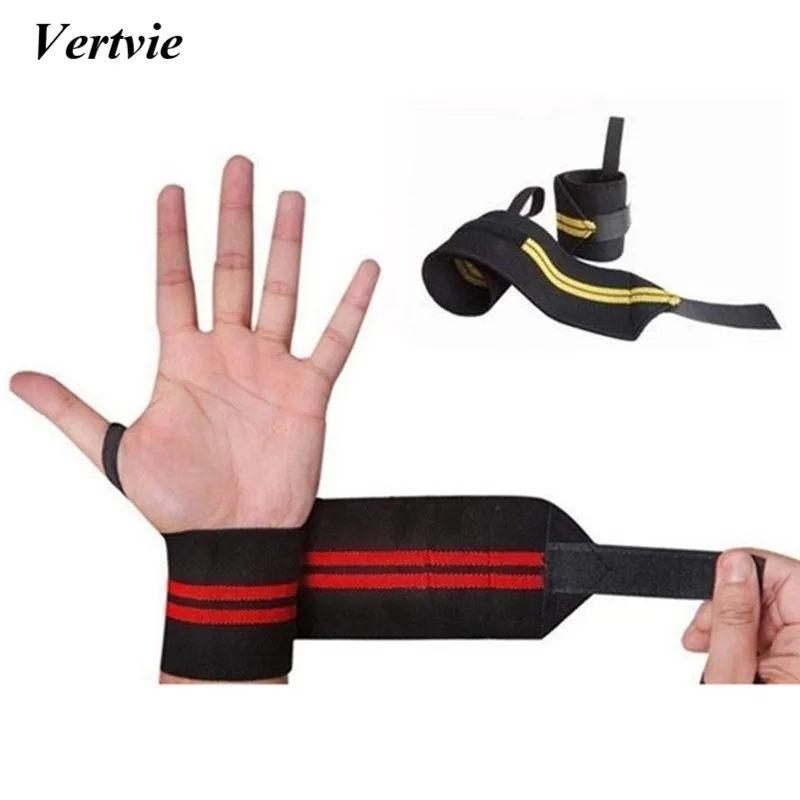 Vertvie Powerlifting эластичные бинты для запястья тяжелая атлетика бодибилдинг ремешок
