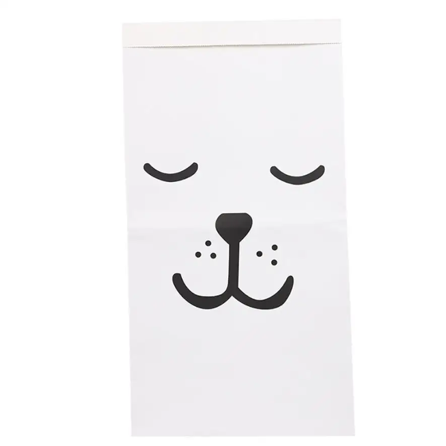 Тяжелый крафт-бумажный мешок Детская комната мешок узоры прачечная мешок для детских игрушек august9 - Цвет: MQY180809222037002