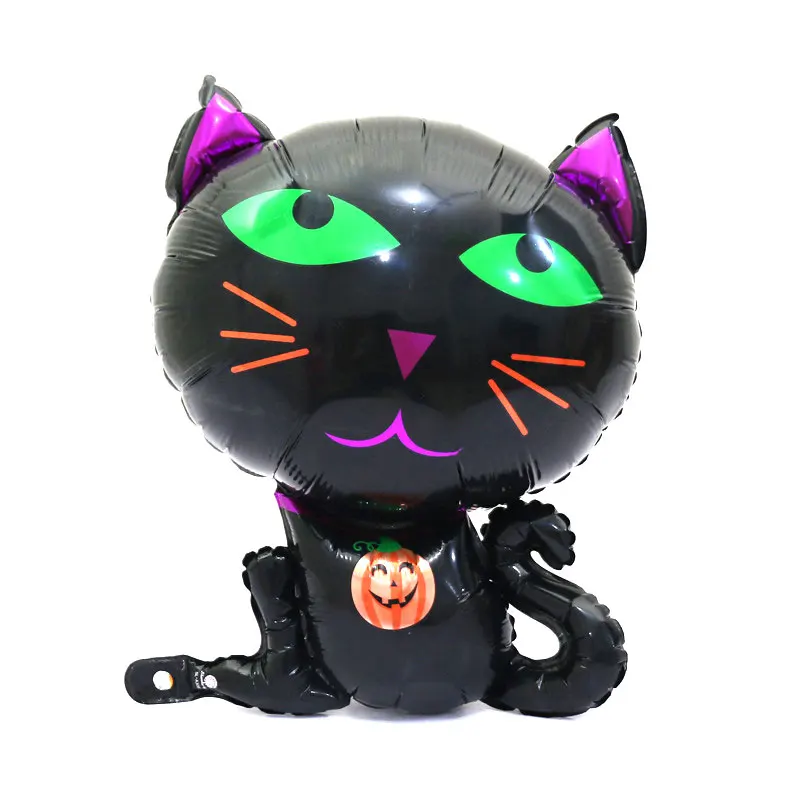 Hot-new-5-pcs-Halloween-cat-styling-aluminum-balloons-cartoon-carnival-Halloween-party-bar-decoration-party