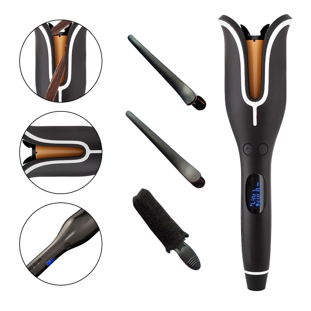 

Automatic Curling Iron Hair Heating Professional Electric Ceramic Curl Rotating Anti-Scalding Magic Roller Hair Styler Curler