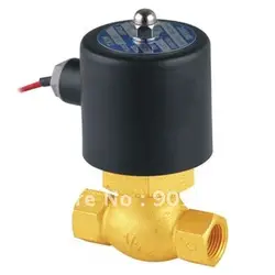 Полудюймовый Размеры 2-полосная 2-Порты компактный электромагнитный клапан для воды воздуха газа 2L170-15