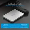Переходник ORICO Dual M.2 NGFF MSATA-SATA 3,0 SSD на 2,5 дюйма, адаптер с поддержкой карты SSD Type 2230 2242 2260 для Samsung ► Фото 2/6