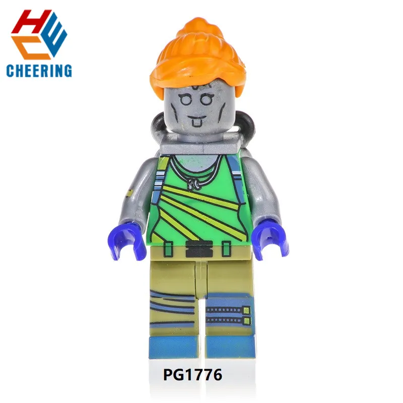 

Single Sale Building Blocks Game Plastic Default Skin Tekinque Cuddle Team Leader Zoey Bricks Models Toys For Children PG1776