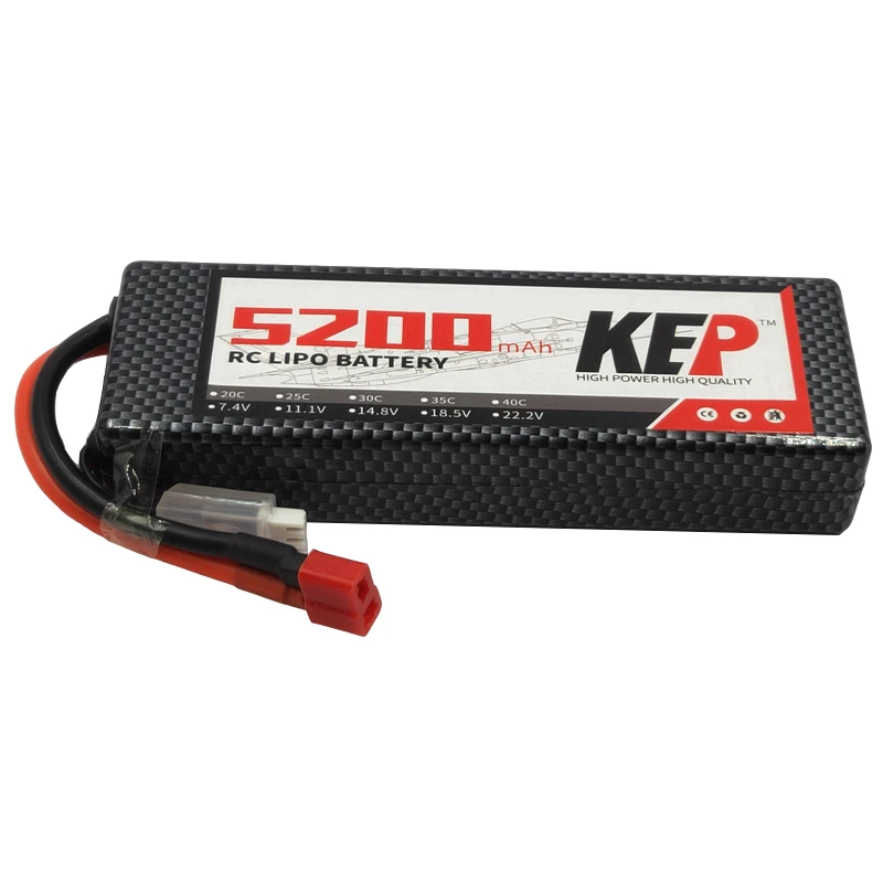 2s Высокая мощность 1 шт. 2 3 RC Lipo батарея 2S 7 4 V 5200mAh 35C Жесткий Чехол для