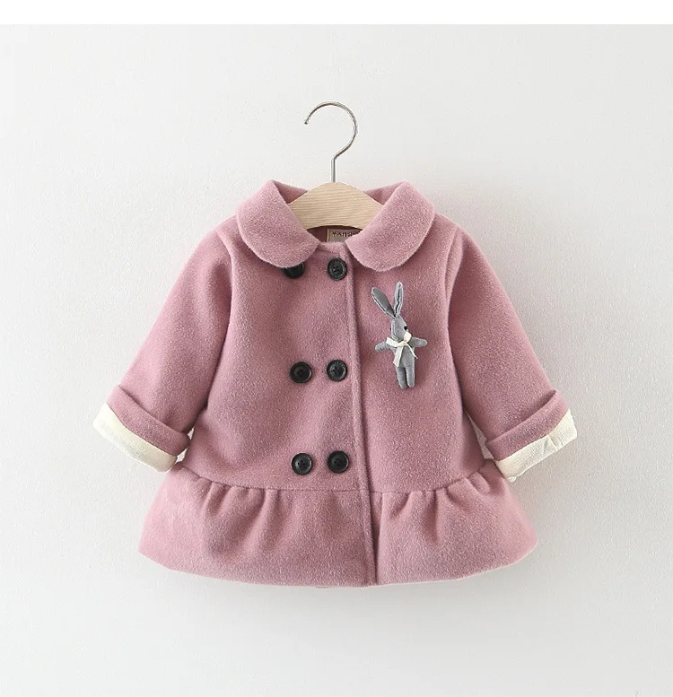 

BibiCola baby girls coats 2018 autumn winter infant children warm cartoon cardigan outerwear cotton velvet clothing bebe jackets