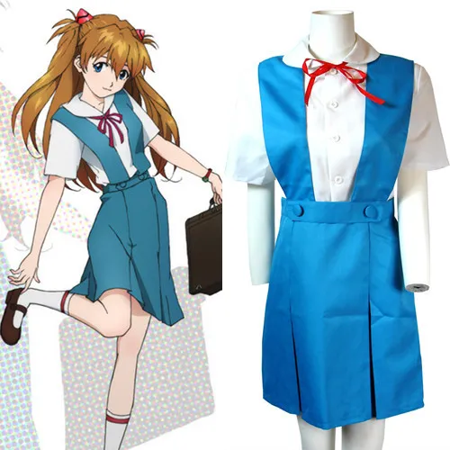 Neon Genesis Evangelion Eva Ayanami Rei/asuka Sailor Suit School Uniform  Cosplay Costume - Cosplay Costumes - AliExpress