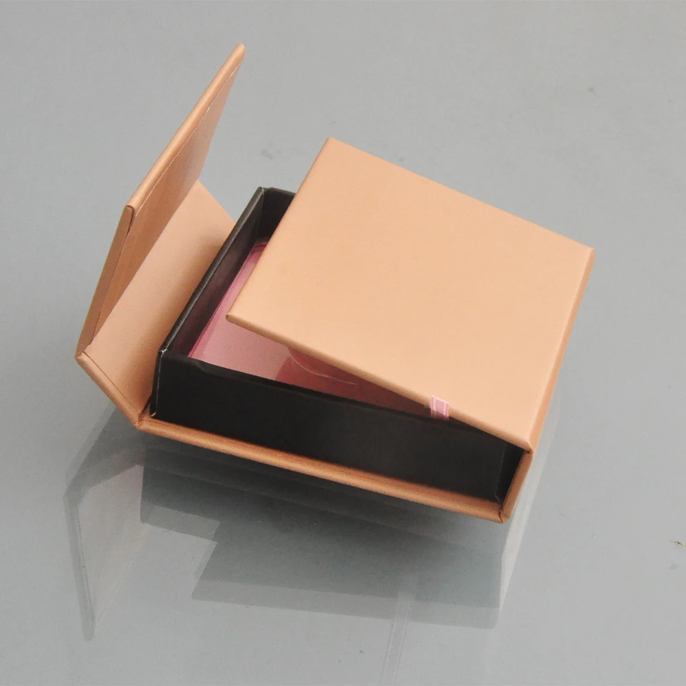 Caixa de Embalagem de Cílios Caixas de Chicote Pacote de Armazenamento Atacado Personalizado Falso Cils Vison Cílios Quadrado Magnético Cases Fornecedores 25mm 6 cílios pacote de armazenamento quadrado magnético casos fornecedores
