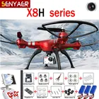 Cheap SYMA X8HG X8HW X8HC 2.4G 4CH 6 Axis RC Drones With 8MP Wide Angle HD Camera RC Dron Quadcopter RTF Altitude Hold Mod Helicopters