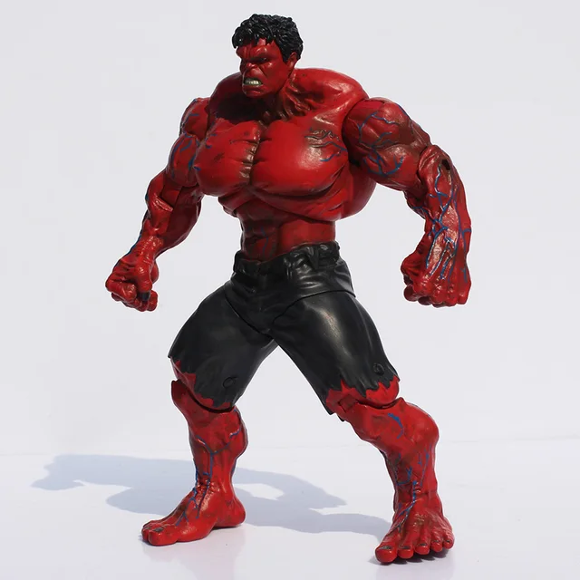 Red and Green Hulk Action Figures Collectible 10inch 5