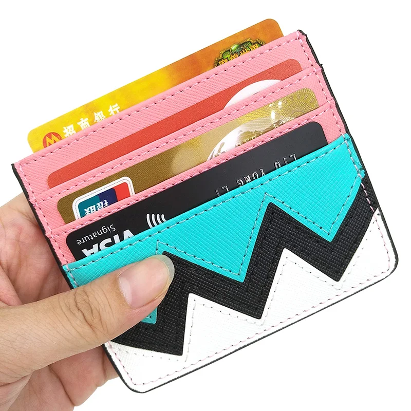 Модный Радужный кредитный держатель для карт чехол из натуральной кожи визитница для ID карт визитница сумка Tarjetero