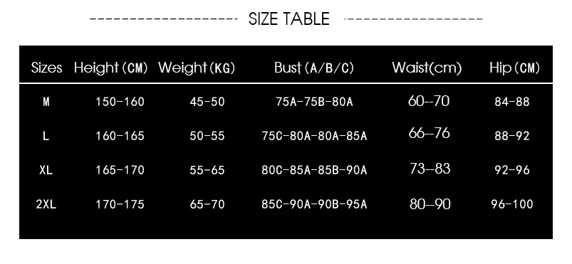Size Table