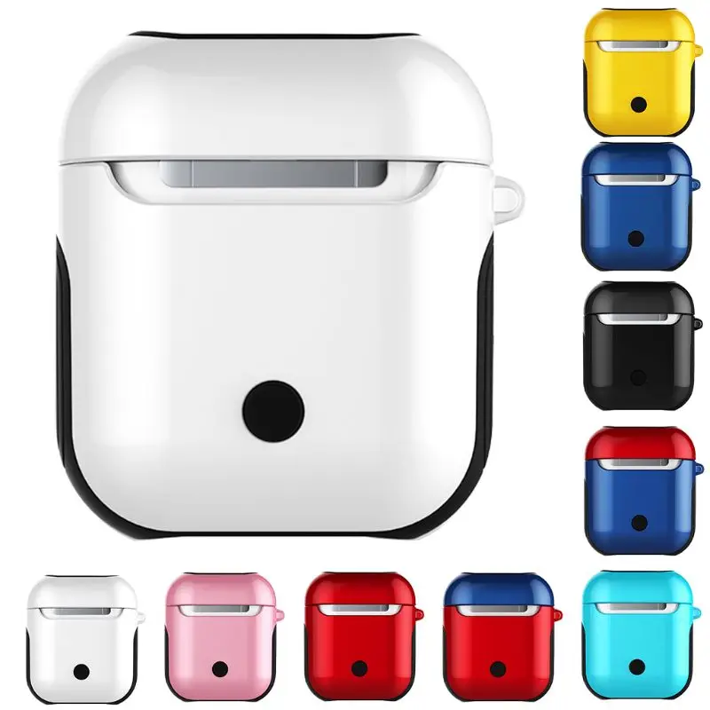 

Protective Cover Soft Wireless Charging Case Smooth Surface Anti-Fall Shockproof Holder for Apple Airpods Bluetooth Earphones
