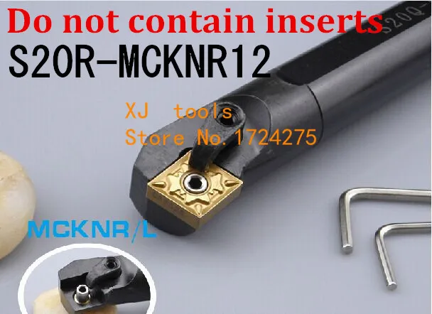 

S20R-MCKNR12/S20R-MCKNL12 20mm Lathe Cutting Tools CNC Turning Tool Lathe Machine Tools Internal Metal Boring Bar Type MCKNR /L