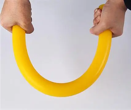 

1pcs 25mm-60mm OD 8mm ID Polyurethane hollow round pure yellow damping buffer machinable plastic round bar pin 250mm length